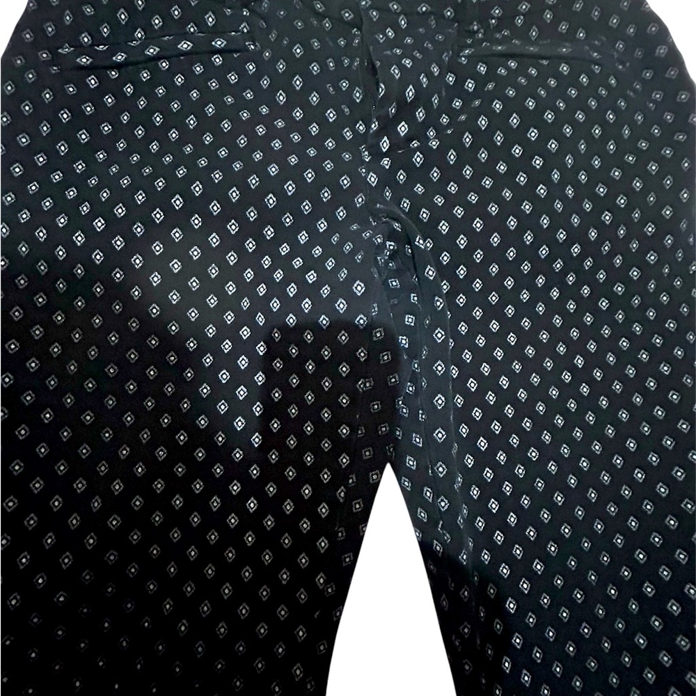 GAP Black and White Patterned Skinny Pants